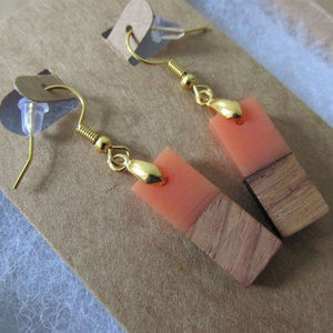 18K GP Multi Media Naturals Earrings